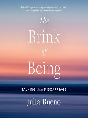 cover image of The Brink of Being